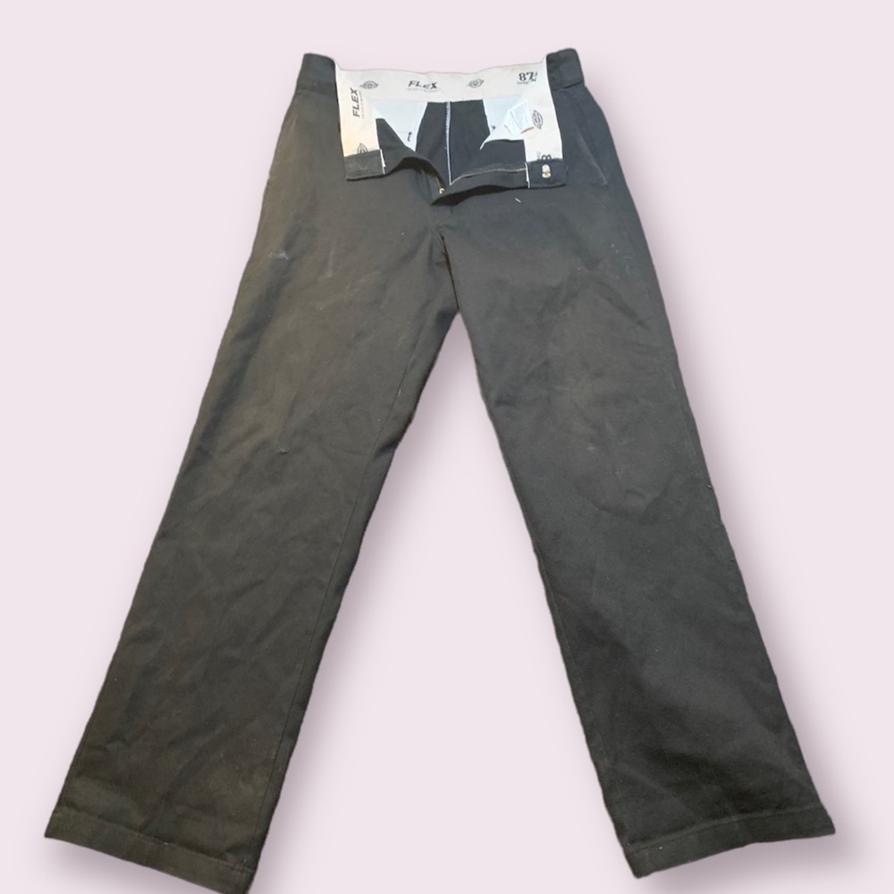 Dickies 874 flex fit black skater pants!!